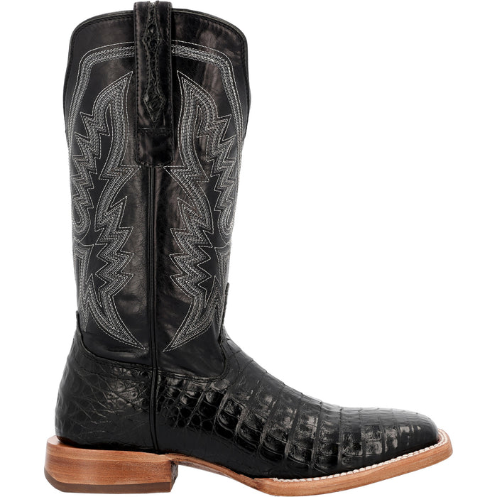 Durango Mens PRCA Western Black Stallion Caiman Belly Cowboy Boots