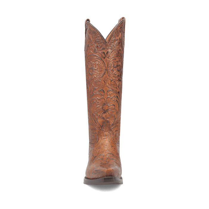 Dingo Womens Bellona Brown Leather Cowboy Boots