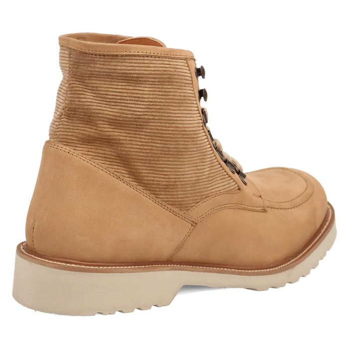 Dingo Mens Carlsbad Natural Leather Ankle Boots