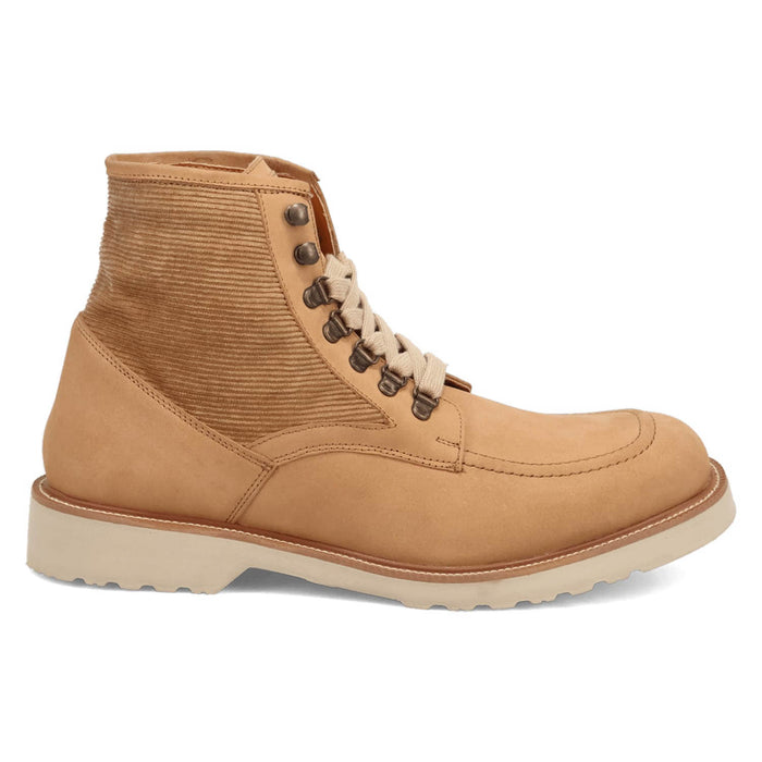 Dingo Mens Carlsbad Natural Leather Ankle Boots