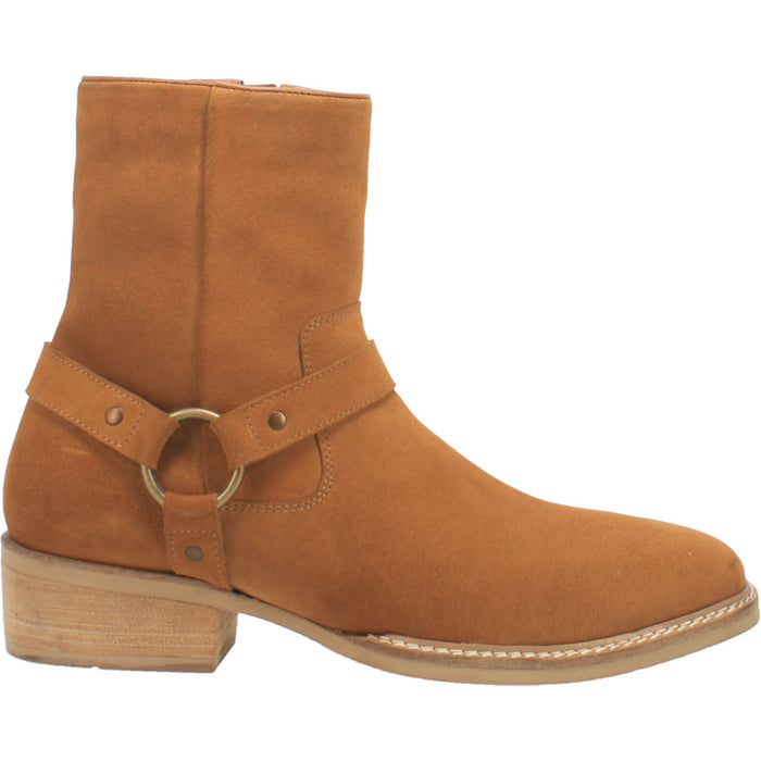 Dingo Mens Calgary Ankle Boots Leather Camel