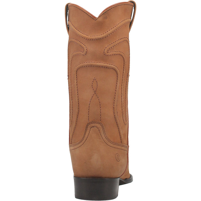 Dingo Mens Montana Cowboy Boots Leather Natural