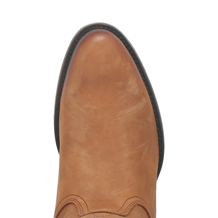 Dingo Mens Montana Cowboy Boots Leather Natural