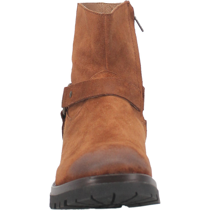 Dingo Mens Road Trip Cowboy Boots Leather Brown