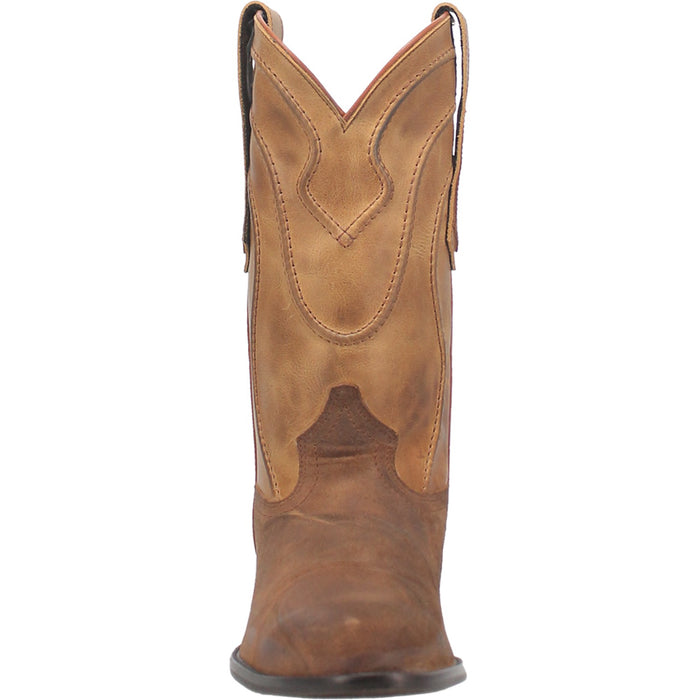 Dingo Mens Whiskey River Cowboy Boots Leather Natural