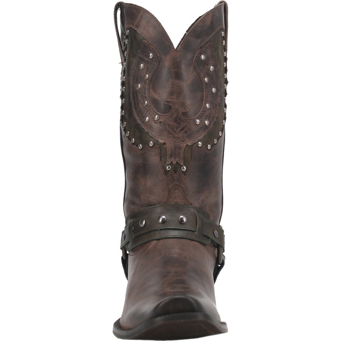 Dingo Mens War Eagle Cowboy Boots Leather Brown