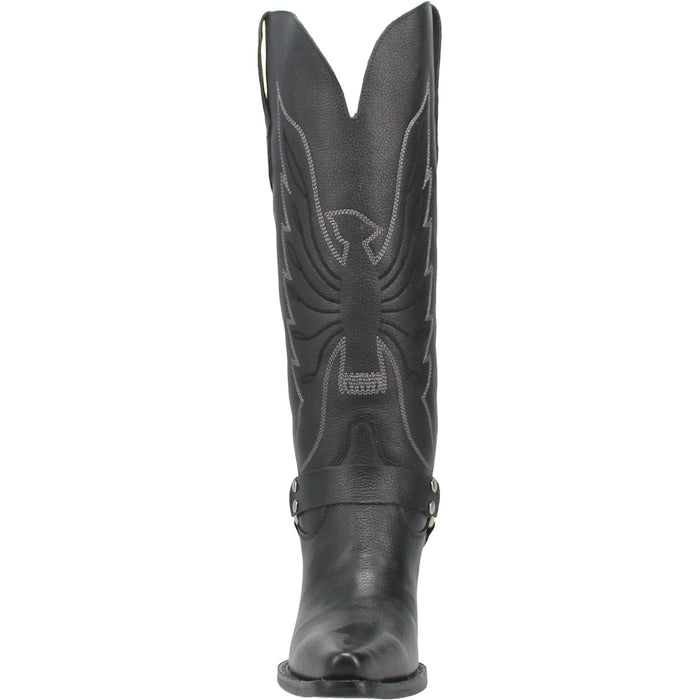 Dingo Womens Heavens To Betsy Cowboy Boots Leather Black