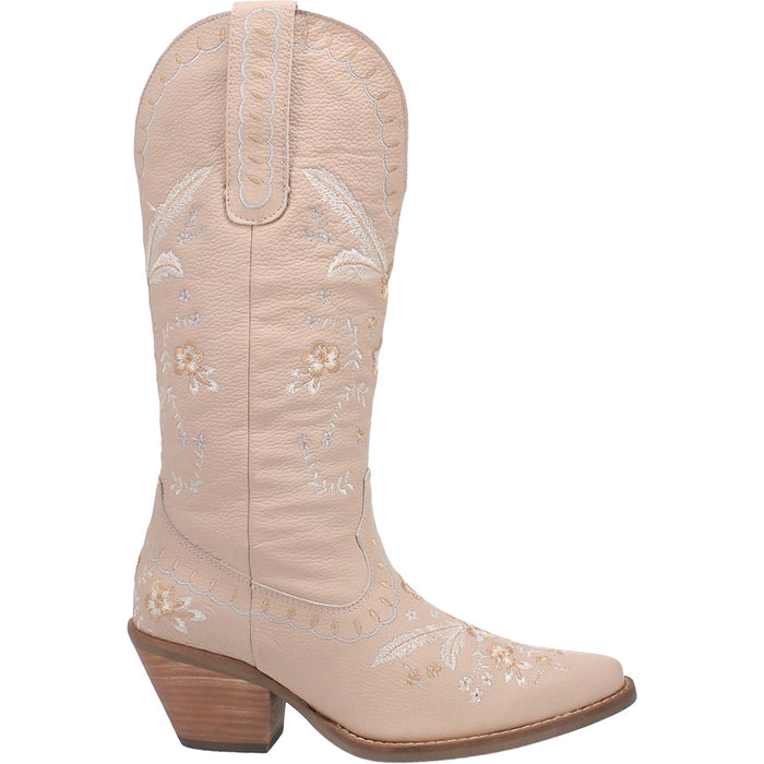 Dingo Womens Full Bloom Cowboy Boots Leather Sand