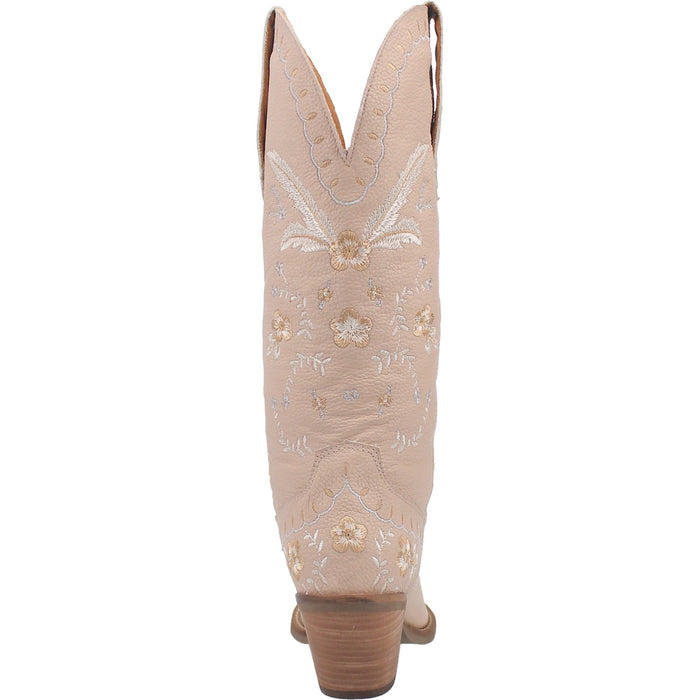 Dingo Womens Full Bloom Cowboy Boots Leather Sand