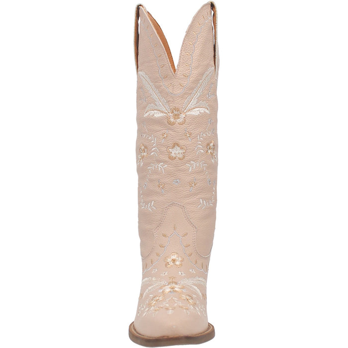 Dingo Womens Full Bloom Cowboy Boots Leather Sand