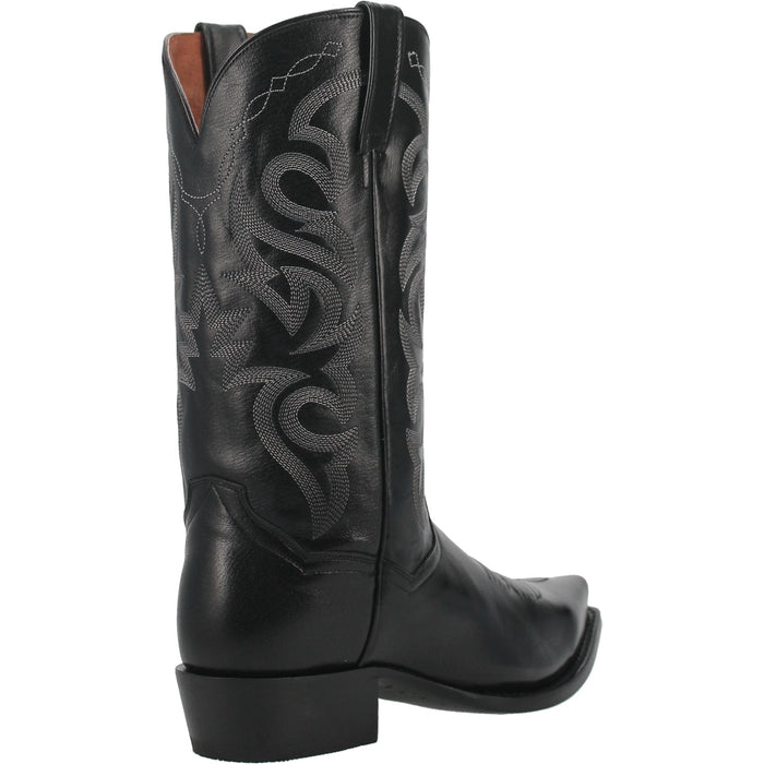 Dan Post Mens Milwaukee Cowboy Boots Leather Black