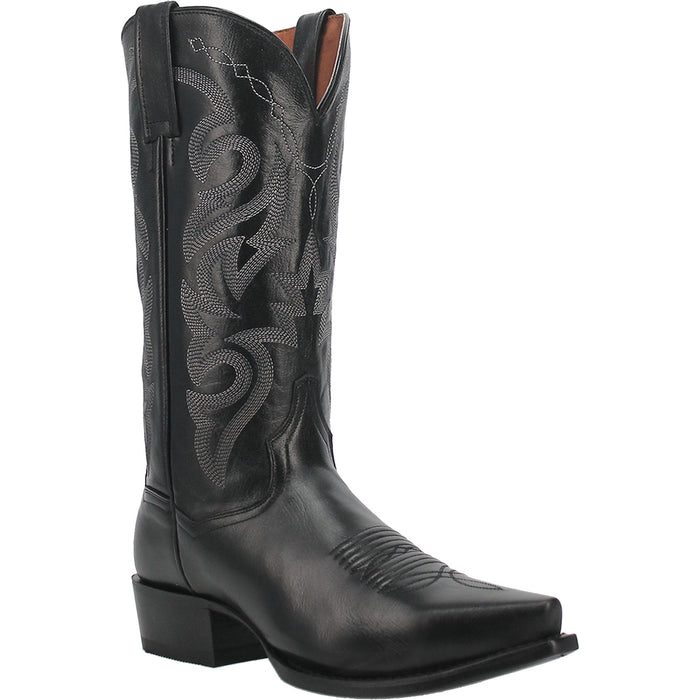 Dan Post Mens Milwaukee Cowboy Boots Leather Black