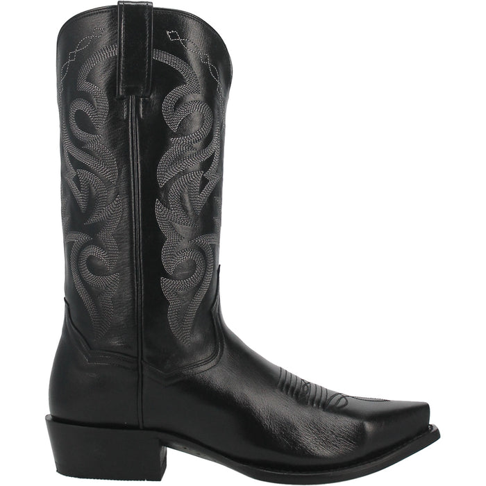 Dan Post Mens Milwaukee Cowboy Boots Leather Black