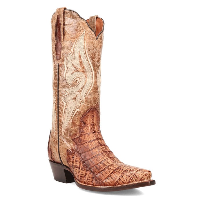 Dan Post Womens Berkeley Sand Caiman Cowboy Boots