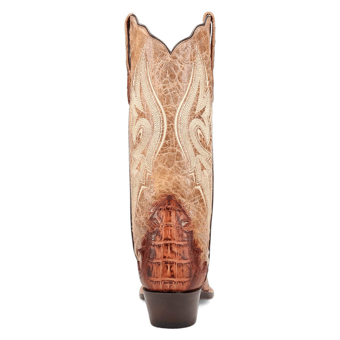 Dan Post Womens Berkeley Sand Caiman Cowboy Boots