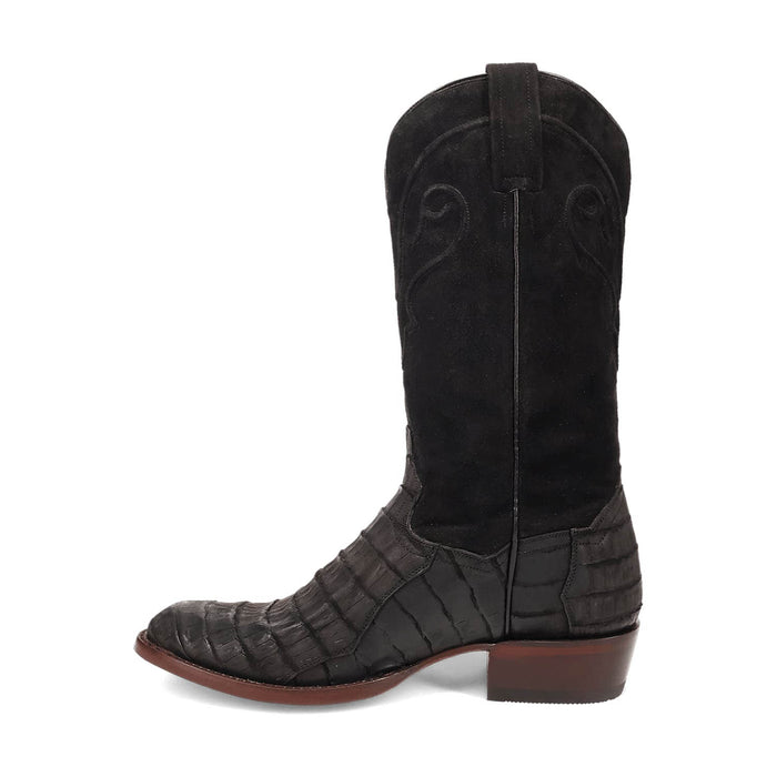 Dan Post Mens Alvis Black Caiman Cowboy Boots