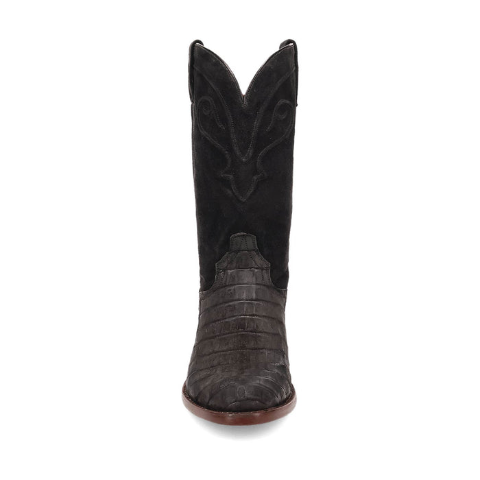 Dan Post Mens Alvis Black Caiman Cowboy Boots