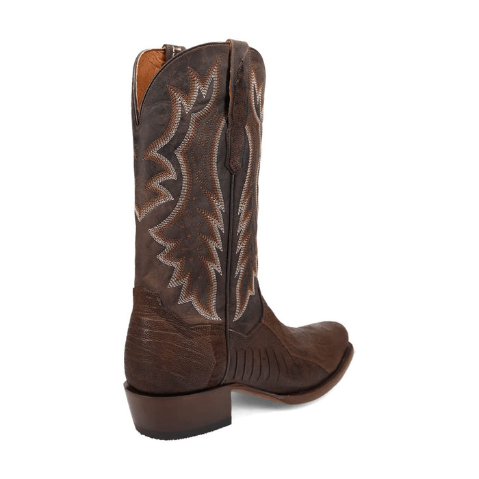 Dan Post Mens Anders Brown Ostrich Leg Cowboy Boots