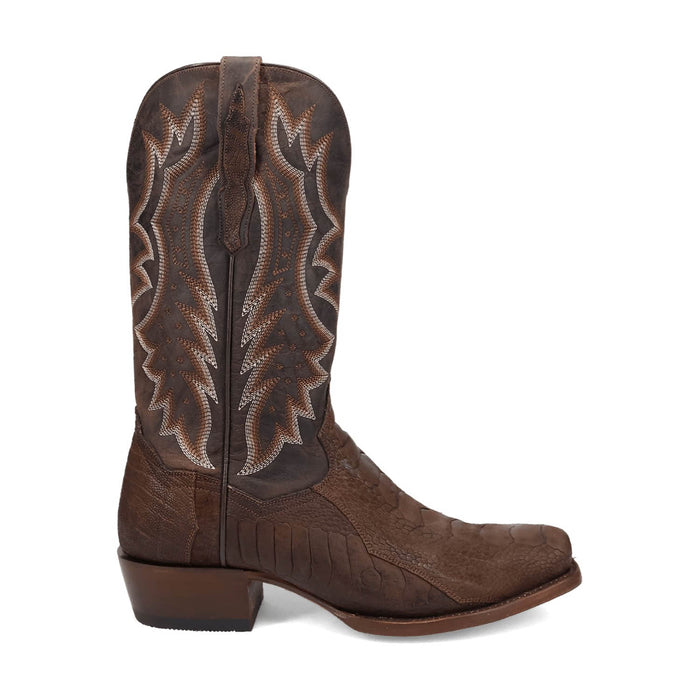 Dan Post Mens Anders Brown Ostrich Leg Cowboy Boots