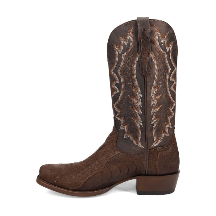 Dan Post Mens Anders Brown Ostrich Leg Cowboy Boots