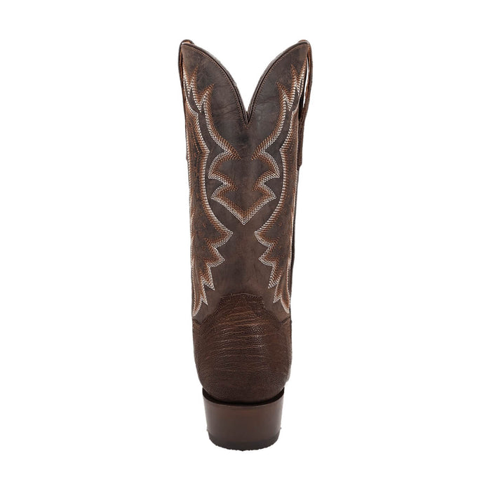 Dan Post Mens Anders Brown Ostrich Leg Cowboy Boots