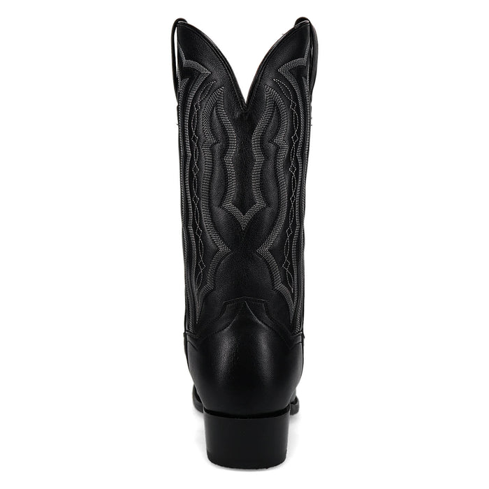 Dan Post Mens Wade Black Leather Cowboy Boots