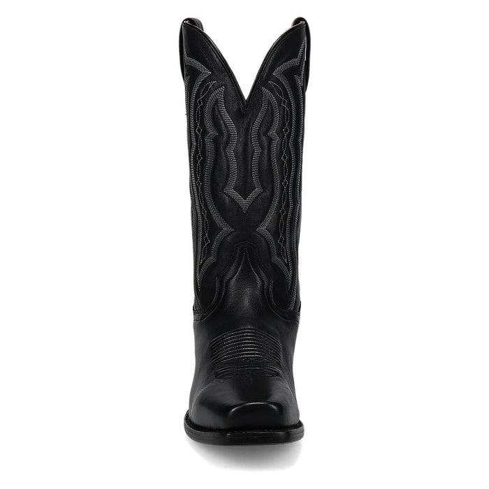 Dan Post Mens Wade Black Leather Cowboy Boots