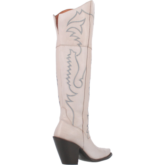 Dan Post Womens Loverly Fashion Boots Leather White