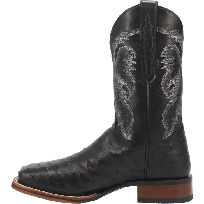 Dan Post Mens Alamosa Cowboy Boots Ostrich Black