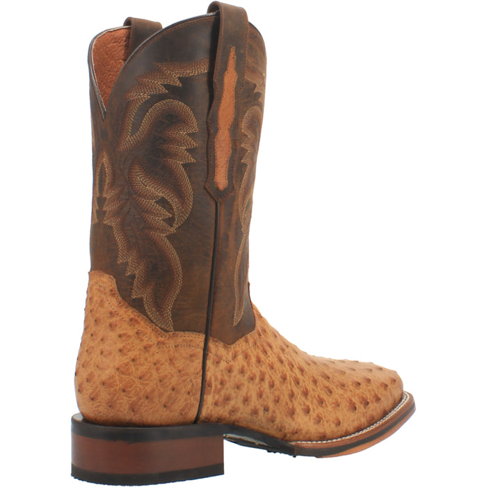 Dan Post Mens Kershaw Cowboy Boots Ostrich Saddle