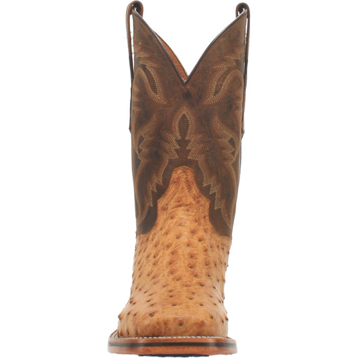 Dan Post Mens Kershaw Cowboy Boots Ostrich Saddle