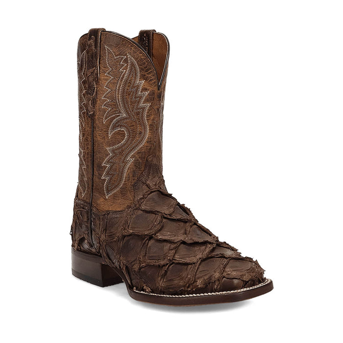 Dan Post Mens Raymond Brown Pirarucu Cowboy Boots