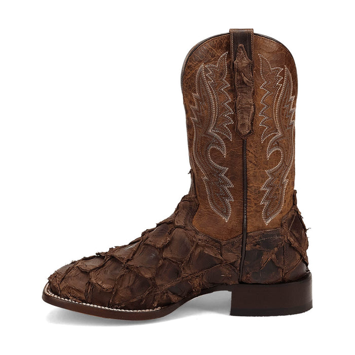 Dan Post Mens Raymond Brown Pirarucu Cowboy Boots