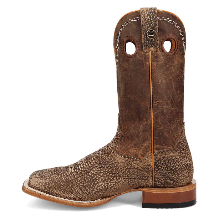 Dan Post Mens Murray Brown Bison Leather Cowboy Boots