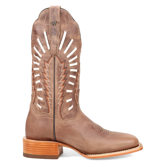 Dan Post Womens Lacey Tan Leather Cowboy Boots