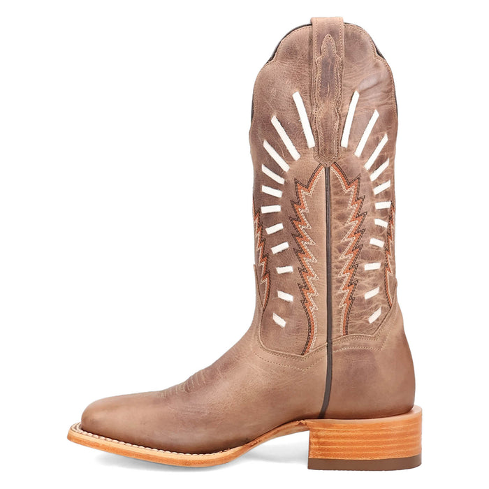 Dan Post Womens Lacey Tan Leather Cowboy Boots