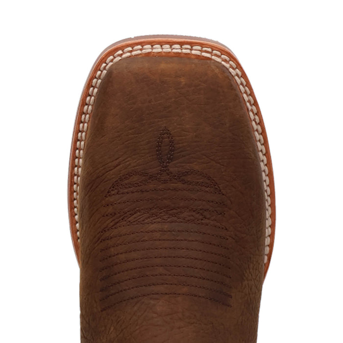 Dan Post Mens Brigston Chocolate/Tan Leather Cowboy Boots