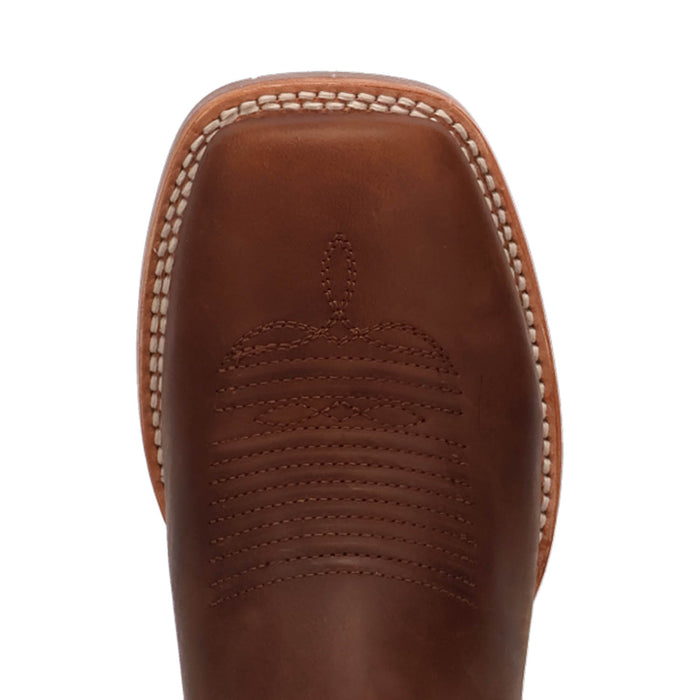 Dan Post Mens Leighton Brown/Sage Leather Cowboy Boots