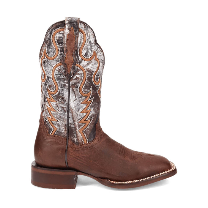 Dan Post Womens Tess Brown/Grey Leather Cowboy Boots