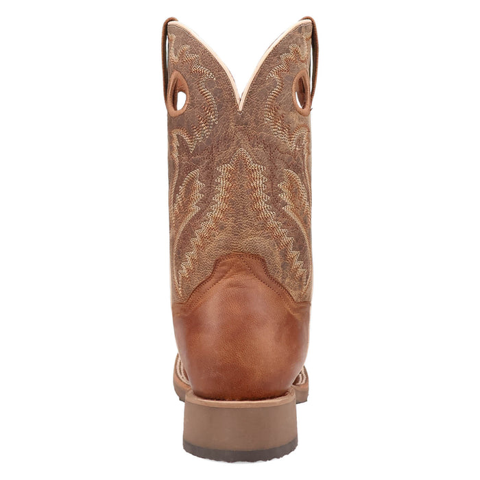 Dan Post Mens Martel Brown Full Quill Ostrich Cowboy Boots