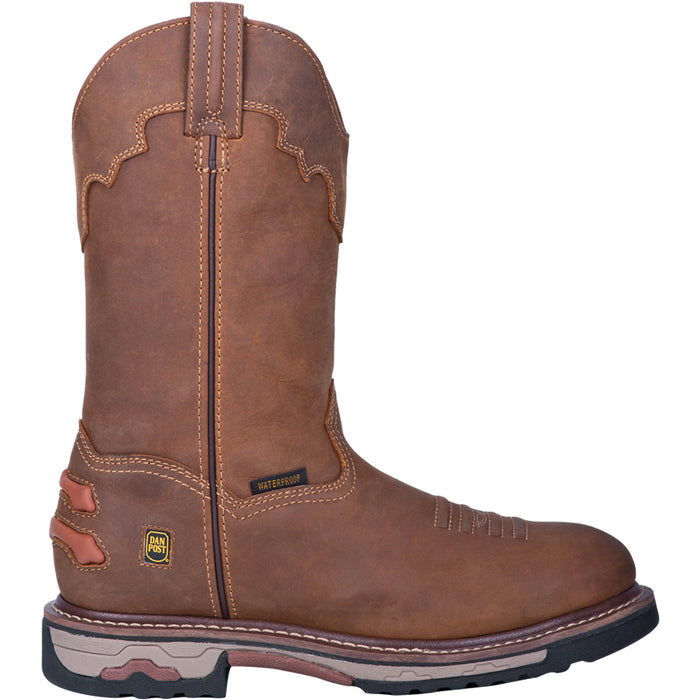 Dan Post Mens Journeyman Work Boots Leather Saddle