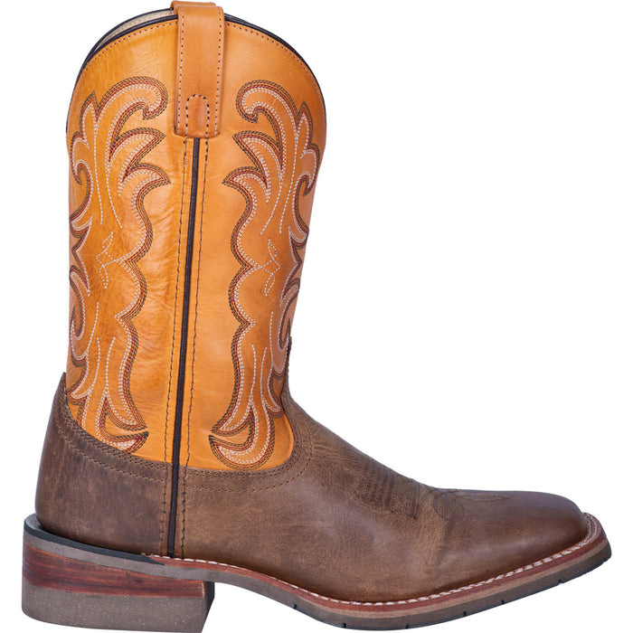 Dan Post Mens Ferrier Cowboy Boots Leather Tan/Spice