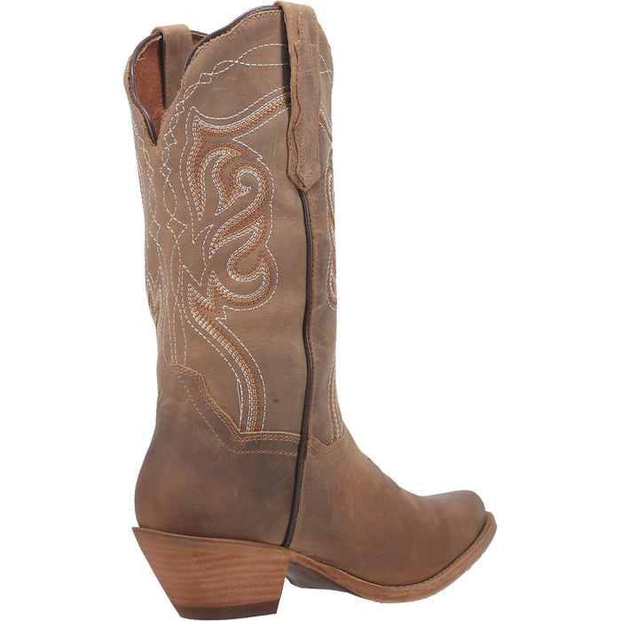 Dan Post Womens Karmel Cowboy Boots Leather Tan