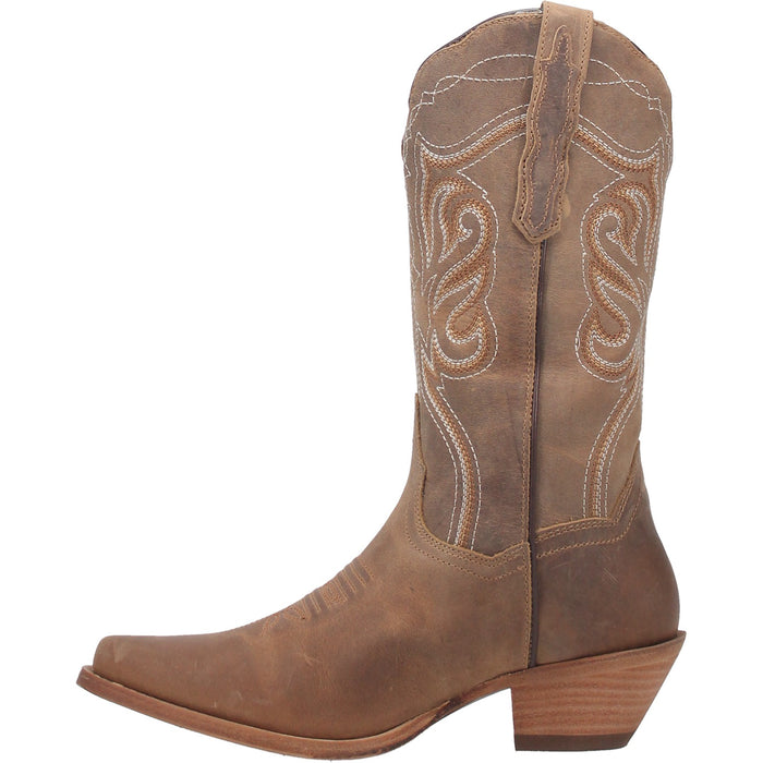 Dan Post Womens Karmel Cowboy Boots Leather Tan