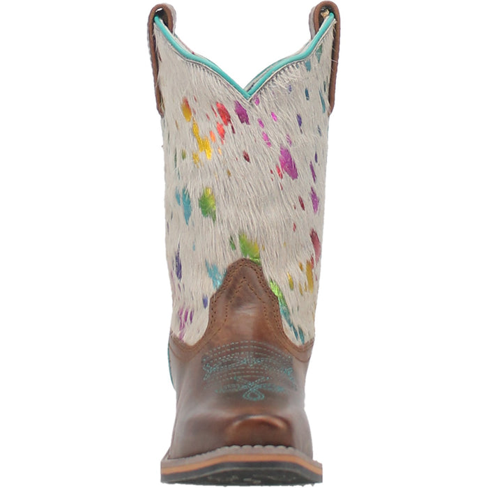 Dan Post Youth Girls Rumi Cowboy Boots Leather White