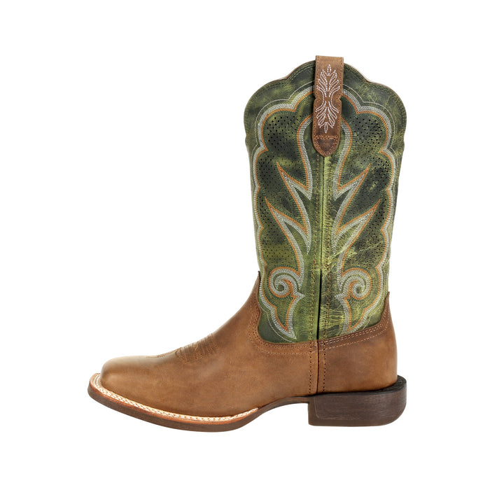 Durango Womens Dusty/Olive Leather Rebel Pro Ventilated Cowboy Boots