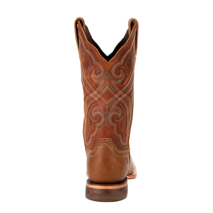 Durango Womens Chestnut Leather Arena Pro Western Cowboy Boots