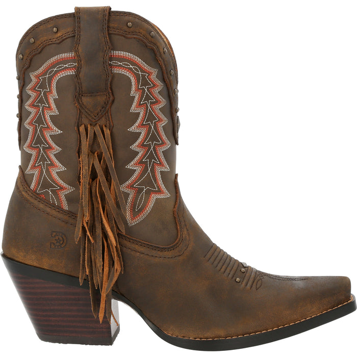 Durango Womens Crush Bootie Roasted Pecan Leather Cowboy Boots