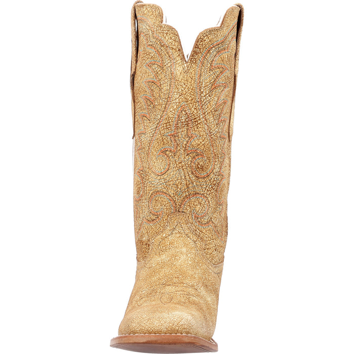 Durango Womens Arena Pro Western Cremello Leather Cowboy Boots