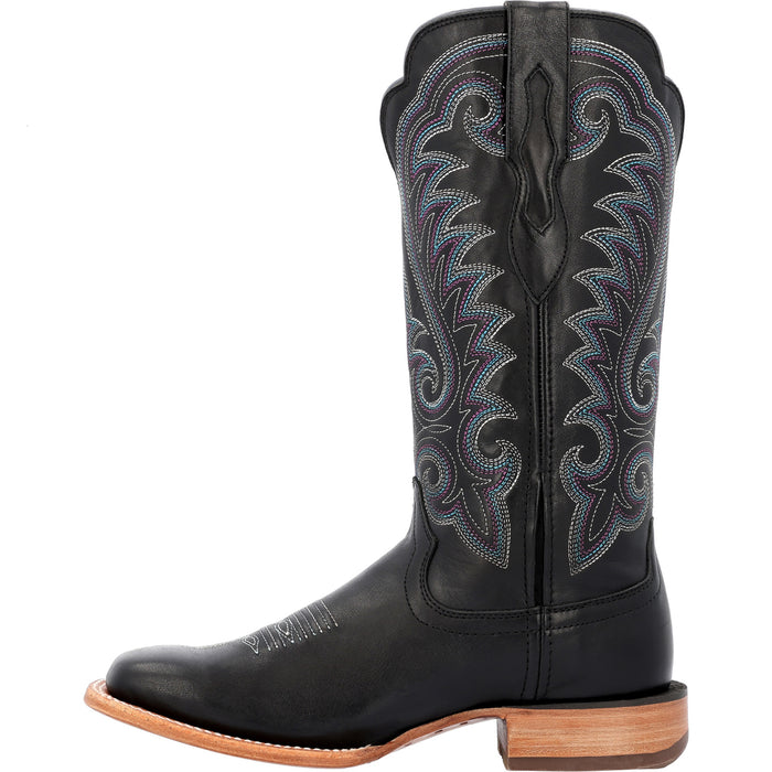 Durango Womens Arena Pro Western Black Mulberry Leather Cowboy Boots